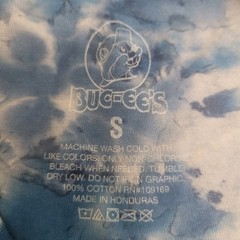 Buc-ee’s 4th Of July SZ. Sm. NWT Tye- Dye Beaver Uncle Sam Tag Date 2020