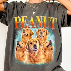 Custom 90s Bootleg Style T-Shirt Personalized Pet Photo Tee