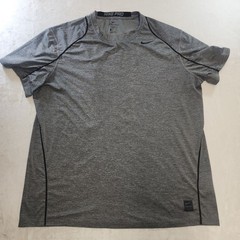 NIKE PRO Dri-FIT Fitted Short Sleeve Athletic T-Shirt Grey XXL