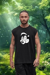 MENS WOMENS TEE TSHIRT SLEEVELESS PEPE LE PEW FACE CARTOON CLASSIC RETRO GIFT