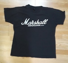 Vintage Marshall Amplification 1996 Blue Grape Black T-shirt Guitars