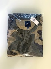 NWT – GAP Men’s Camouflage Heavyweight Thermal Long Sleeve T-Shirt Sz M – $44