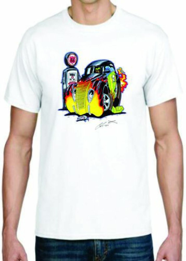 Adult DryBlend® T-Shirt – ( FLAME HOT ROD- HOT ROD)