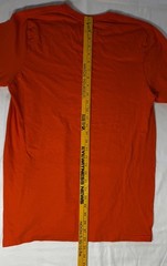 Adidas men’s workout the go to tee shirt orange 100% Cotton NWT (see note)