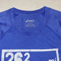Asics Mens Small Short Sleeve Blue Equation Tech Tee Shirt MR2251-8107 NWT
