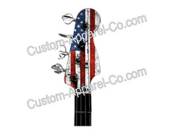 US Flag Bass Clef Patriotic Guitar Tee – Choose Your Size & Color!