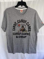 Homage Elf Candy Canes Corn & Syrup Christmas Movie T Shirt Large