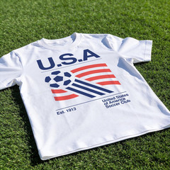90s United States Soccer Shirt, Retro USA Team Graphic Tee