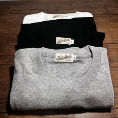 Bronson Non Stock Tubular T-Shirt -M💯% cotton LOT OF 3 Black, White Gray.