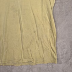 Goonies Mens Graphic Tee Shirt Medium Yellow Skull 90s Skater Grunge Distressed