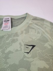 Gymshark Shirt Men’s 2XL Green Short Sleeve Activewear Athletic Adult Logo Tee