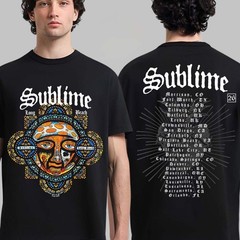 Sublime World Tour 2026 Double Sided City List Shirt
