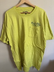 Salt Life Neon Yellow Graphic Pocket T-Shirt – Size XL