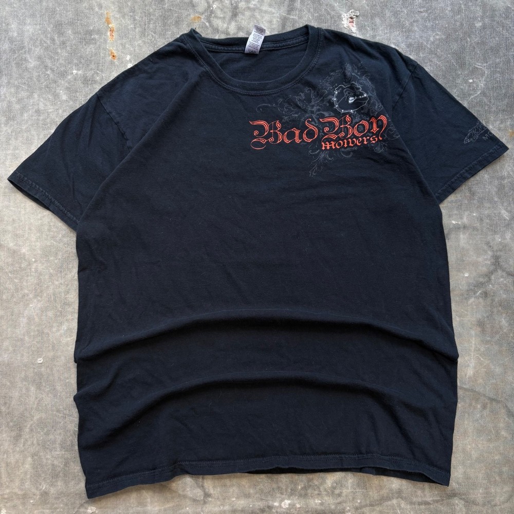Vintage Y2K Bad Boy Mowers Dog Affliction Style Grunge Shirt