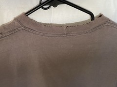 Lot of 2 Carhartt K87 Heavyweight Cotton Pocket T-Shirts Men’s L Sand & Charcoal