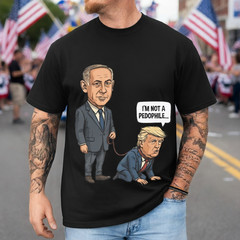 Trump Political Satire T-Shirt Funny Caricature Tee, Anti Trump T-shirt