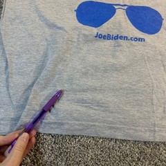 American Apparel Joe Biden Aviator Sunglasses Tank Top Gray XL 4th of July USA