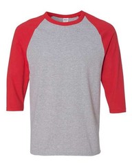Gildan 5700 Unisex Heavy Cotton Raglan Three-Quarter Sleeve T-Shirt