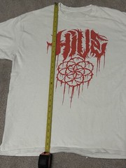 Hive T-shirt Sz L Deathcore Death Metal Osiah To The Grave Oceano Angelmaker