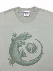 Vintage Discovery Channel Store Gecko Tee Green Size L Mens T-Shirt