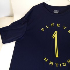 Port & Company Mens Short Sleeve Performance Crew Neck T-Shirt XL Navy Blue