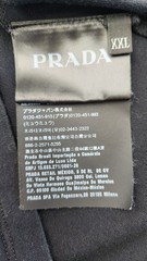 PRADA T-Shirt Sz M/ L Black Unisex Made in Romania 92% Cotton 8% Elastan
