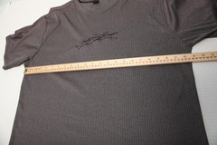 Karl Kani Shirt Mens Extra Large Gray Embroidered Script Logo Short Sleeve