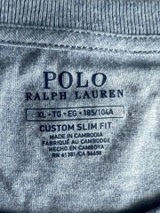 Polo Ralph Lauren Men’s T Shirt Sz XL Chambray Blue Custom Slim Fit Pony Preppy