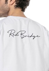 Redbridge Men’s T-Shirt Oversized Wide Cut Basic Signature Front Logo