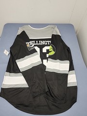 New Jack Skellington Hockey Jersey Disney Embroidered Back Graphic Print Front