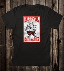 Retro Surf Shop T Shirt 100% Cotton Vtg Art Birdwell Birdie Beach Britches