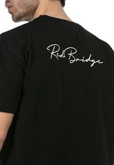Redbridge Men’s T-Shirt Oversized Wide Cut Basic Signature Front Logo
