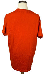 Skyland Tees Men’s Orange Bitcoin Satoshi Nakamoto Est 2009 Crew Neck Shirt 3XL