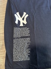 RARE New York Yankees Nike Boston Massacre Shirt BANNED BRAND NEW WITH TAG LG