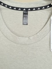 NEW..MEN TALL-3XL ADIDAS TRAIN ESS TEE (MEDIUM GRAY HEATHER) LOOSE FIT
