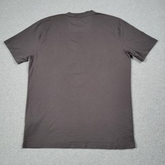 Hugo Boss Shirt Men XL Gray Big Logo Textured Spell Out Luxury Designer Tee