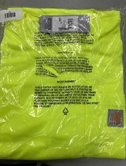 Carhartt Men’s XL Regular Relaxed Long Sleeve Forced Color Enhanced Shirt Yellow