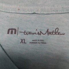 Travis Mathew Short Sleeve Crew Neck Graphic Tee Men’s XL A3