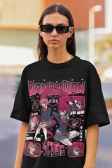 Aira Dandadan T-shirt Okarun Momo Ayase Okarun Exclusive Anime T-shirt – Black