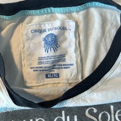 Cirque du Soleil Provoke Graphic T-Shirt 100% Organic Cotton White XL