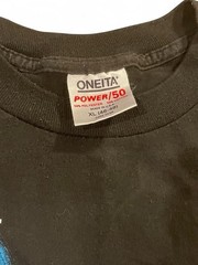 ONEITA Power/50 Batman DC Comics Graphic Print Black Single Stitch Tee