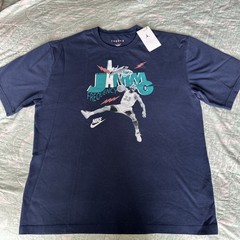 Nike Air Jordan Large Blue T-Shirt Jamming Frequency HJ2929-410 NWT