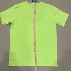 Brooks Luxe T-Shirt Mens Medium Stretch Short Sleeve Neon Limeade Running UPF
