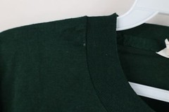 Vtg 90s Streetwear Mens Large Blank Short Sleeve Pocket T-Shirt Hunter Green USA