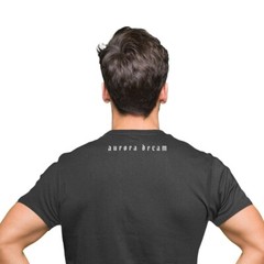 AD Black T-Shirt, Short-Sleeve Crewneck, Unisex Size M (1 Pack)