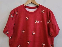 Nike Tiger Woods Men’s Size Large Shirt Red Frank Clubhead All Over Print