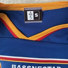 Rare Bassnectar 808 ATS Hockey Jersey St. Louis Blues DJ Sewn Patches S/M