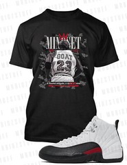 Mindset Goat Big Tall Graphic Pro Club Shaka Tee to Match J12 Red Taxi Sneaker T