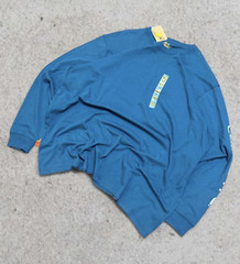 Carhartt K231 Original Fit Long Sleeve Crew Neck T-Shirt Blue Men’s 3XL