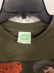 The Beatles Rubber Soul Green Graphic Print Crew Neck T-Shirt Men’s Size L